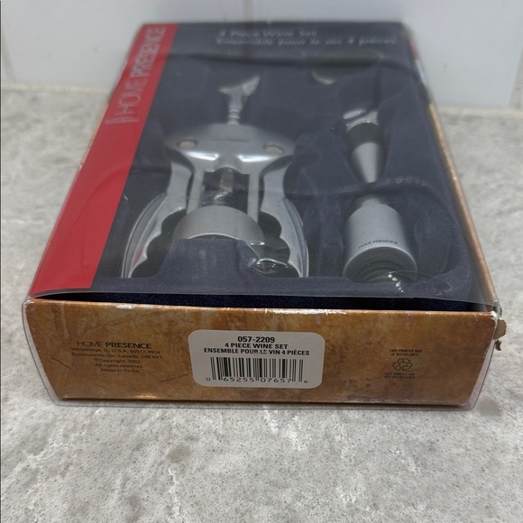 Silver Wine Accessory Set - Picture 6 of 7